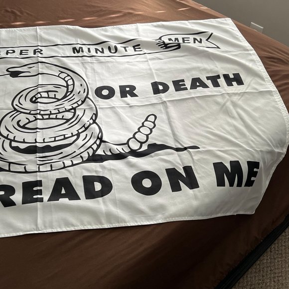 CULPEPER Minute Men Flag 3x5 ft Liberty or Death Don't Tread On Me Polyester - Picture 4 of 8